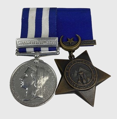Lot 42 - A mounted Victorian Egypt Medal 1882-1889 and...