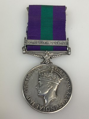 Lot 26 - A General Service Medal with Palestine...