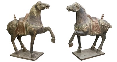 Lot 1007 - A large pair of decorative early 20th century...