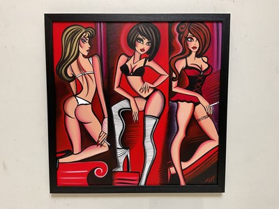 Lot 1734 - LAËTITIA GUILBAUD; large scale oil on canvas, '...
