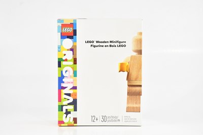 Lot 659 - LEGO; an Originals boxed wooden figure.