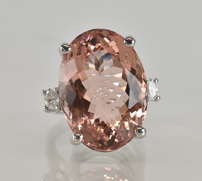 Lot 1170 - An impressive 950 grade hallmarked platinum...