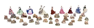 Lot 601 - ROYAL WORCESTER; five assorted porcelain...