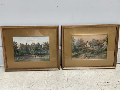 Lot 1766 - ALBERT DUNNINGTON (1860-1928); watercolour of...