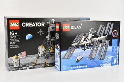 Lot 602 - LEGO; two boxed and sealed kits, 10266 NASA...