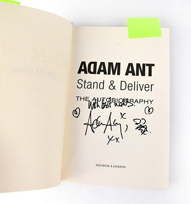 Lot 503 - ADAM ANT; 'Stand & Deliver' the autobiography,...