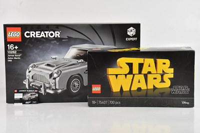 Lot 611 - LEGO; two boxed model kits comprising 10262...