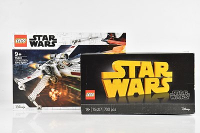 Lot 642 - LEGO; two boxed model kits comprising 75301...