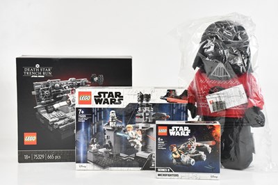 Lot 644 - LEGO; three boxed model kits, including 75229...