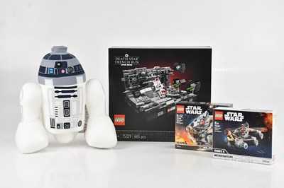 Lot 645 - LEGO; three boxed model kits including 75329...