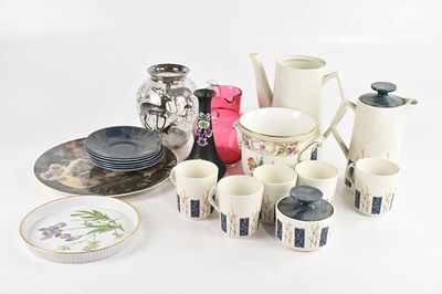 Lot 327 - BESWICK; a part retro coffee service, a Spode...