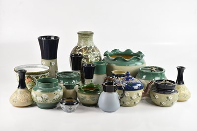 Lot 279 - GLYN COLLEDGE FOR DENBY; a large decorative...