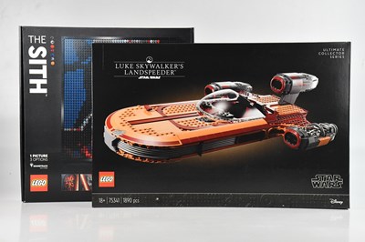 Lot 599 - LEGO; two boxed Star Wars model kits...
