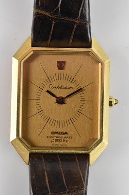 Lot 1007 - OMEGA; a rare Electroquartz Constellation 18ct...