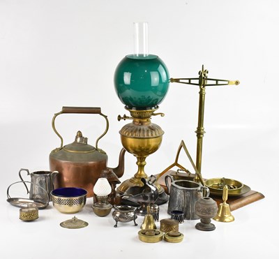 Lot 1362 - A collection of decorative metalware including...