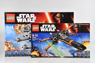 Lot 608 - LEGO; two boxed Star Wars model kits,...