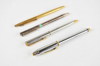 Lot 1234 - TIFFANY; a sterling silver ballpoint pen and...