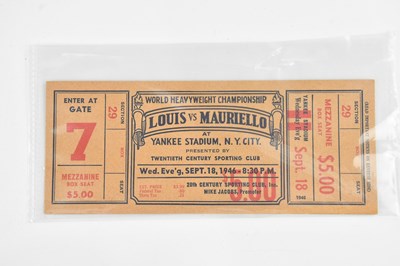 Lot 389 - A World Heavyweight Championship, Joe Louis vs...