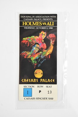 Lot 437 - A Larry Holmes vs Muhammad Ali, Thursday...