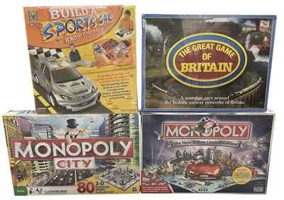 Lot 456 - Four boxed games and toys comprising 'Build a...