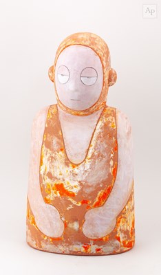Lot 702 - VILAS ED SILVERTON; 'Lohan Orange', a large...