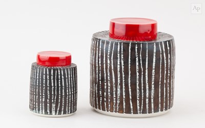 Lot 354 - KATHARINA KLUG (born 1978); a porcelain jar...