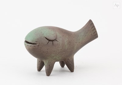Lot 85 - CHIU-I WU (born 1968); a small stoneware...