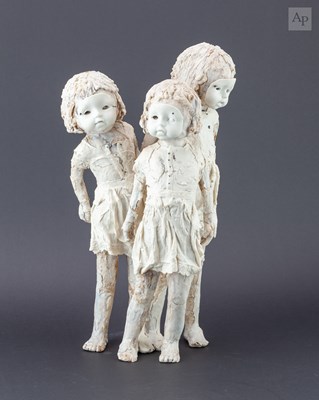 Lot 273 - JEMMA GOWLAND; 'Contra Mundum', a porcelain...