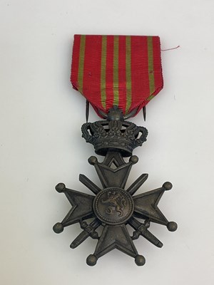 Lot 17 - A WWI Belgian Croix De Guerre.