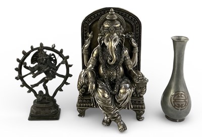 Lot 541 - A late 19th/early 20th century Indian bronze...