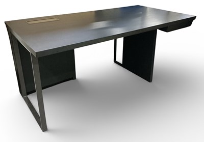 Lot 19 - CAMERICH; a modern contemporary ebonised...