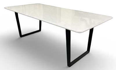 Lot 21 - CAMERICH; a modern contemporary ebonised...