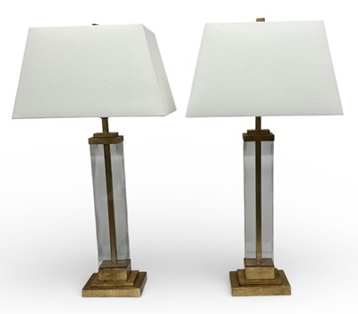 Lot 91 - VISUAL COMFORT & CO; a pair of modern...