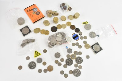 Lot 638 - A collection of coins, to include half silver...