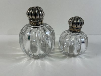 Lot 584 - FREDERICK PURNELL; a pair of silver mounted...