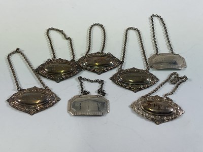 Lot 589 - WALKER & HALL; a set of five late Victorian...