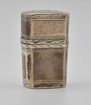 Lot 1049 - THOMAS WILLMORE; a George III hallmarked...