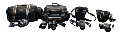 Lot 362 - CANON; an EOS 300X camera, with 90-300mm...