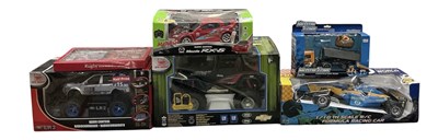 Lot 449 - Five assorted remote controlled vehicles...