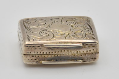 Lot 1125 - EDWARD SMITH; a Victorian miniature silver...