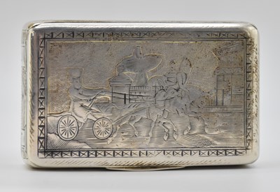 Lot 1061 - A 19th century Continental silver (840/1000...