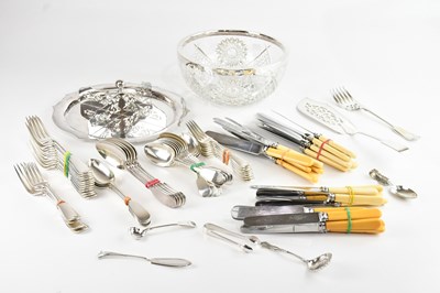 Lot 43 - A collection of silver plated cutlery...