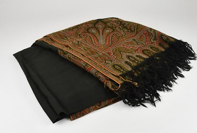 Lot 1347 - A vintage paisley shawl.