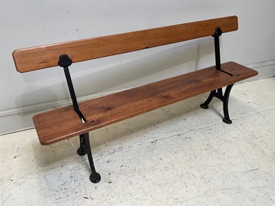 Lot 1073 - JOHN HEYWOOD, MANCHESTER; a cast iron and...
