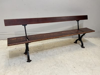 Lot 1075 - JOHN HEYWOOD, MANCHESTER; a cast iron and...