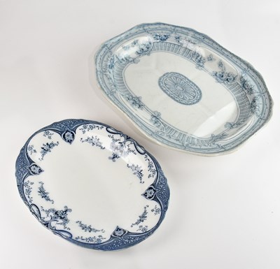 Lot 321 - HOLLINSHEAD & KIRKHAM; a blue and white...