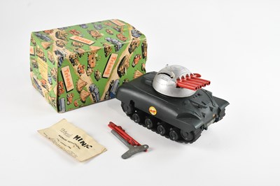 Lot 687 - TRI-ANG; an M117 rocket tank, boxed.