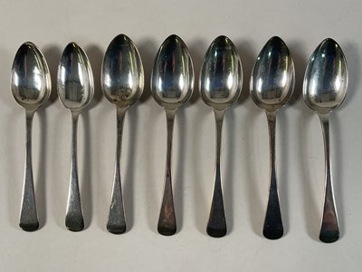 Lot 534 - T COX SAVORY; a set of five George IV...