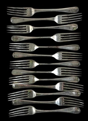 Lot 514 - CHARLES BRADBURY & SONS; a matched set of six...