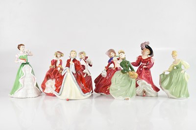 Lot 202 - ROYAL DOULTON; eight figures including HN3906 '...